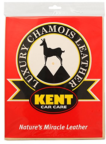 Kent Car Care Genuine Chamois Leather in Polybag 3 Sq Ft