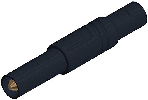SKS GERMANY Hirschmann 934 097-100 934097100 LAS S G Sicherheits-Lamellenstecker Stecker, gerade Stift-Ø: 4mm Schwarz 1St
