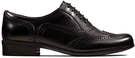 Clarks Unisex Hamble Oak Shoes, Schwarz Black Leather, 41.5 EU