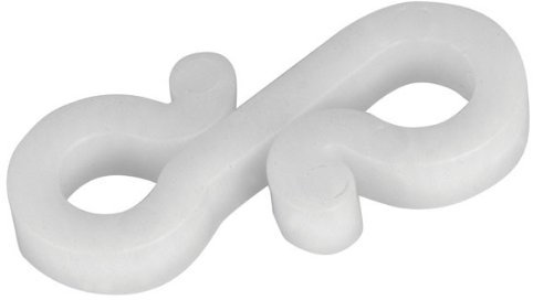 electrosmart Pack of 25 Gutter Hooks - Ideal for Hanging Christmas/Birthday/Anniversary Party Lights on House Garage Guttering etc