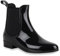 Damen Lack Stiefeletten Gummistiefel Chelsea Boots Schuhe 47275 Schwarz Bernice 41 Flandell