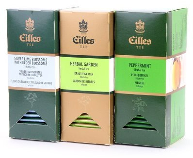 KRÄUTER BEST Set mit den drei beliebstesten Sorten der EILLES Teebeutel