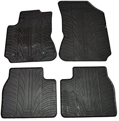 Gledring Set tapis de caoutchouc compatible avec Citroën C4 Cactus 2014- (T profil 4-pièces + clips de montage)