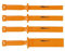 Beta 988/K4 set di 4 antigraffio plastica scalpelli piatti