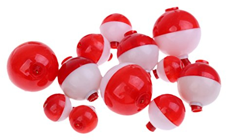 Gazechimp 12x Angeln Bobber Druckknopf Angeln Schwimmer Tackle Kugel Posen - Zubehör