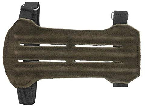 elToro Traditioneller Armschutz aus Leder, Zubehör für Bogenschießen | Pfeil und Bogen, Schutz für den Bogensport, 19cm Glattleder Wildleder