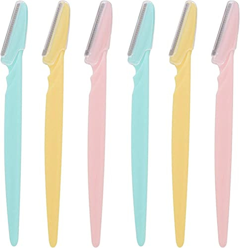 Augenbrauenrasierer - Dermaplaning Klingen für Gesicht - Ein Rasierer für Gesichtshaar - Mit Sicherheitsabdeckungen - Tragbar passt in Damen & Herren Taschen mit Werkzeug - Kosmetik Peeling Rasierer
