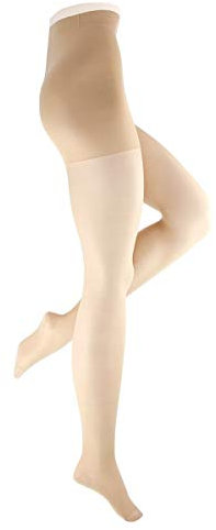 WILOX Damen Stützstrumpfhose mit leichter, gradueller Kompression transparent, matt VITAL 40 den