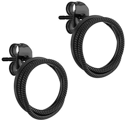 Liebeskind Berlin Damen-Ohrstecker Edelstahl (Black)