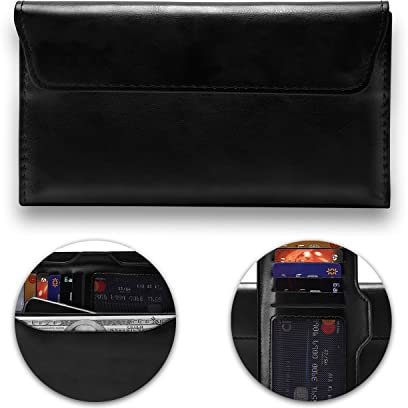 K-S-Trade Housse pour Huawei Honor 8S Housse De Téléphone Portable Etui Coque Couverture Compatible avec Huawei Honor 8S Couverture Pourchette en Similicuir Noir, 1x