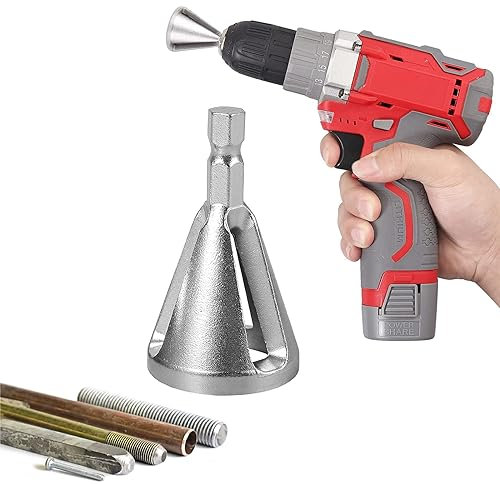 DHinkyoung Deburring External Chamfer Tool Reusable Stainless Steel Drill Bit Remove Burr Tool Sturdy Deburring Equipment for Electric Drills Bolts