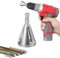 DHinkyoung Deburring External Chamfer Tool Reusable Stainless Steel Drill Bit Remove Burr Tool Sturdy Deburring Equipment for Electric Drills Bolts