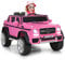 GYMAX Kids Ride on Car, 12V Battery Powered Licensed Mercedes Benz Toy Car with Remote Control, Music, Story, USB/TF Slot, Storage Box & Safety Belt, Children Electric Truck for 3-8 Years Old (Pink)
