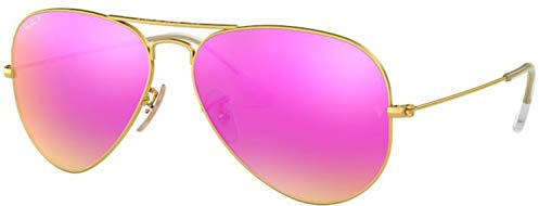 Ray-Ban - Lunettes de Soleil - RB3025 Aviator Metal Aviator Polarisée 58 mm