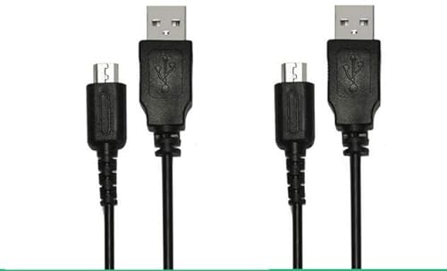 WICAREYO 2 Stück USB Ladekabel Kompatibel für DS Lite, 1,2m Netzteil Kabel Power Ladegerät Cord Kompatibel für DS Lite