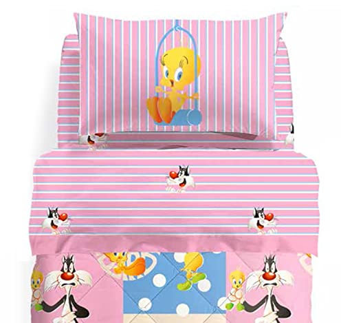 Disney I Love Tweety Bettwäsche-Set für Einzelbett