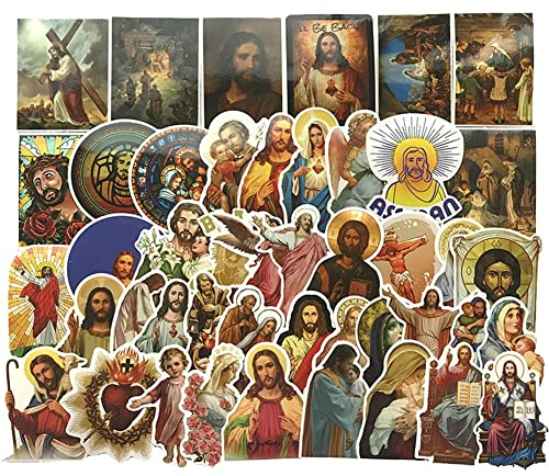 68pcs Jesus Aufkleber Für Koffer Skateboard Laptop Gepäck Kühlschrank Telefonauto Styling DIY -Aufkleber Aufkleber