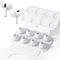 Seltureone 4 Paar Silikontips für Airpods Pro/Airpods Pro 2 mit Loch zur Geräuschreduzierung, Anti Rutsch Soft Silikon Airpods pro Ersatz-ohreinsätz - Extra Kleine