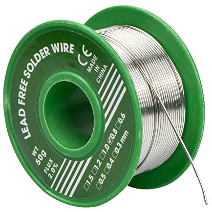 stagno per saldare filo di saldatura a nucleo colofonia flussante saldatore professionale stagnatore elettrico stagna saldature componente elettronico con piombo saldatrice rotolo elettronica