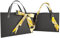 Schwarze Geschenkbox - 2er Set 28cmx19cmx9cm Geschenkbox mit Deckeln, magnetische Geschenkbox für Männer, perfekte große Geschenkbox für Präsente.