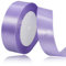Flieder Lila Satinbands 25mm Breit, 22m Schleifenband, Geschenkband für Geschenkverpackungen, DIY Handwerk, Blumensträuße, Nähprojekte, Schleifenherstellung, Geburtstags- und Hochzeitsdekorationen