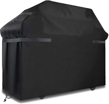 LCGOD Copertura Barbecue da Esterno, Telo Copri Barbecue Impermeabile Antivento/Resistente agli Strappi,Copri BBQ Tessuto Oxford resistente Copertura (110 * 80 * 76 CM)