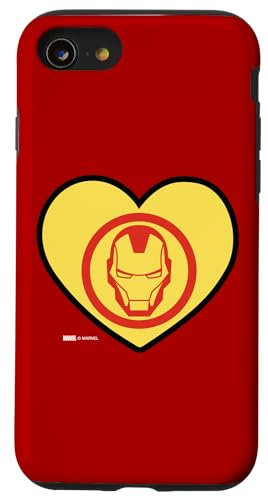 Hülle für iPhone SE (2020) / 7 / 8 Marvel Iron Man Avengers Herz Liebe Romantisch Valentinstag