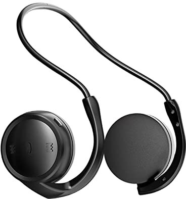 Dickly Cuffie Bluetooth 5.0 Auricolari Chiamate DSP Riduzione del Rumore per L'escursionismo, Nero
