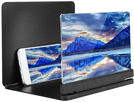 QANYEGN 10-Zoll-Bildschirmvergrößerung, HD-Handy-Vergrößerungsprojektor-Bildschirmvergrößerer, Faltbarer Handy-Bildschirmverstärkerständer