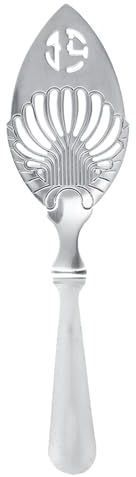 JUOPZKENN 1pc Absinthe Spoon 304 Stainless Steel Unique Design Cocktail Bar Glass Cup Drinking Filter Wormwood Spoon(Leaf Absinthe Spoon)