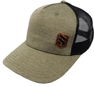 SABBOT Ezra Herren Snapback Cap, Damen Basecap, Outdoor Cap, Kappe mit Baumwolle und Elastan, Kappe, Modernes Design, Verstellbar, Atmungsaktives Netz (Armeegrün)