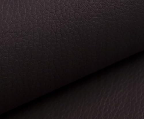 TAPHICEROS Leder Reparatur Set | Dunkelbraun, 250cm x 140cm | Meterware Kunstleder Lederreparatur Lederflicken Set Hochwertiges Lederflickenset für Autositz Sofa Möbel Bürostuhl DIY