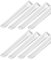 Bellanny 8 Pack 20W LED Batten Light, 2ft 60cm 2400LM 4000K Neutral White LED Tube Light, Low Profile Wall or Ceiling Surface Mounted Fitting for Ceiling of Home, Office, Workshop & Garage Lighting