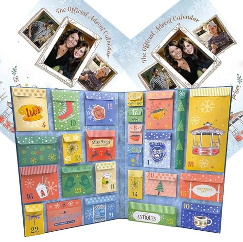 Gἰ𝐥m𝐨r𝐞 Gἰr𝐥s Adventskalender,Adventskalender,2024 Adventskalender,25 Tage Weihnachts Countdown Kalender mit Sammeldekorationen,Taschen Urlaubskalender,Weihnachts Geschenke,#A 1 Stück White