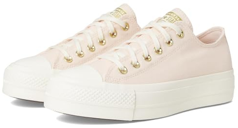 Converse Chuck Taylor All Star Damen-Sneaker mit niedrigem Schaft, Blasses Blütenblatt/Egret/Gold, 38 EU