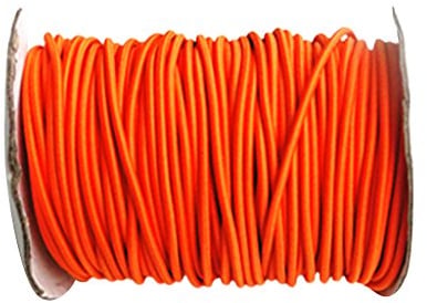 Corda elastica resistente da 4 mm, per barche e rimorchi, 5 m, arancione