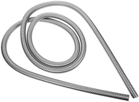 DOITOOL Edelstahl Kabelschutzrohr Mit Gewinde Drahtkabelhülsenschutz Spiralschlauchhülse Für Kabel Organisation Und Management