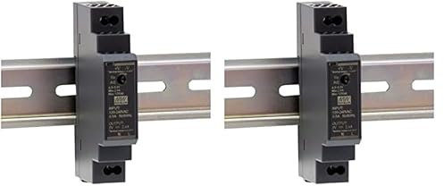 Mean Well DIN-Schienen-Netzteil, 15 W, 15 V, 1,0 A, MeanWell-Panel-Baugruppe (HDR-15-15) (Packung mit 2)