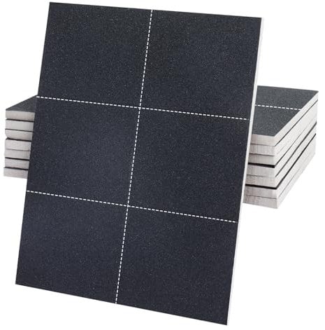 MOGRQAP 8 PCS 110 x 141mm Sanding Sponge Set, 400 to 3000 Grits Wet Dry Reusable Block Soft Foam Sandpaper Pre-Cutting Flexible Foam Filled Sanding Pad for Drywall Metal Wood Furniture Polishing