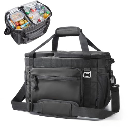 TOURIT Bolsa isotérmica para pícnic, 30 latas, aislada, suave, enfriador, grande, plegable, bolsa térmica para transporte de alimentos, 21 l