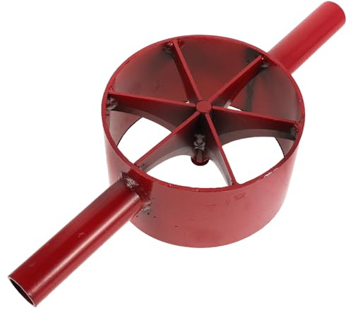 TINEASUR Fendeur de Bambou Manuel à 6 Coupes en Acier Rouge, Outil Fiable pour Division Rapide, pour Jardinage et Projets DIY