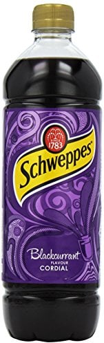 Schweppes Blackcurrant Cordial, 1L