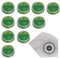 Luftgewehr Diabolo RWS Basic Line Flachkopf Diabolos, Kal. 4,5 mm, 5.000 Stück + 10 original ShoXx.® Shoot-Club Zielscheiben mit 250 g/m²