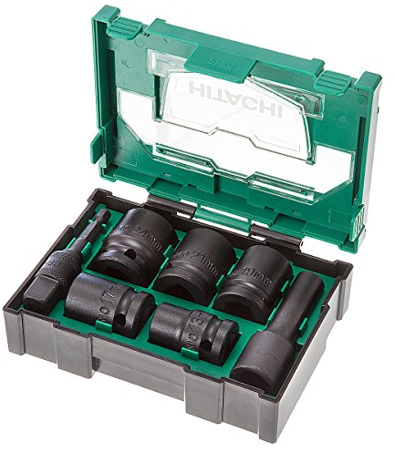 Hitachi Hikoki 40030025 7-teilige Kraft-Stecknuss-Box