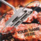 Uten® Stainless Steel BBQ Grill Brandeisen Buchstaben Grillzubehör Zange Werkzeug Tool Burger Steak