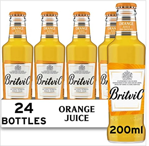 Britvic Orange Juice - Expertly Blended Drink - Pack of 24 x 200ml