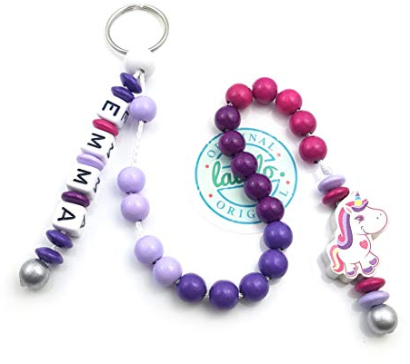 Mädchen Rechenkette mit Namen, Grundschule Schulanfang, Rechnen bis 20, Einhorn, Pink Lila