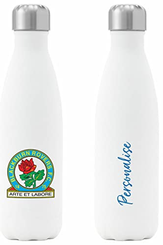 Blackburn Isolierte Trinkflasche, Motiv Rovers FC Wappen, Weiß