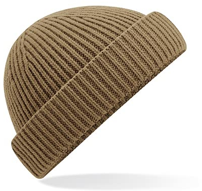 Beechfield B383R Harbour Beanie - Biscuit