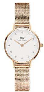 Daniel Wellington Petite Uhr 24mm Double Plated Stainless Steel (316L) and Crystals Rose Gold